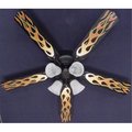 Lightitup Flames Ceiling Fan 52 in. LI2207257